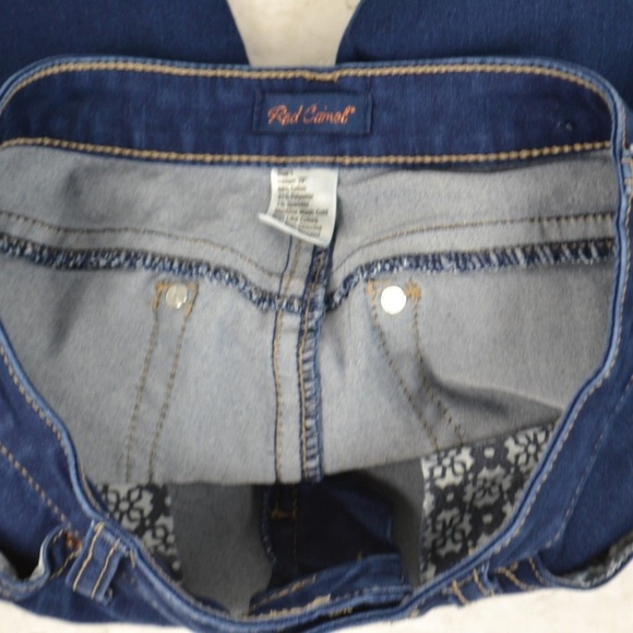 Red Camel Ultra Low Skinny Blue Jeans - Picture 7 of 8